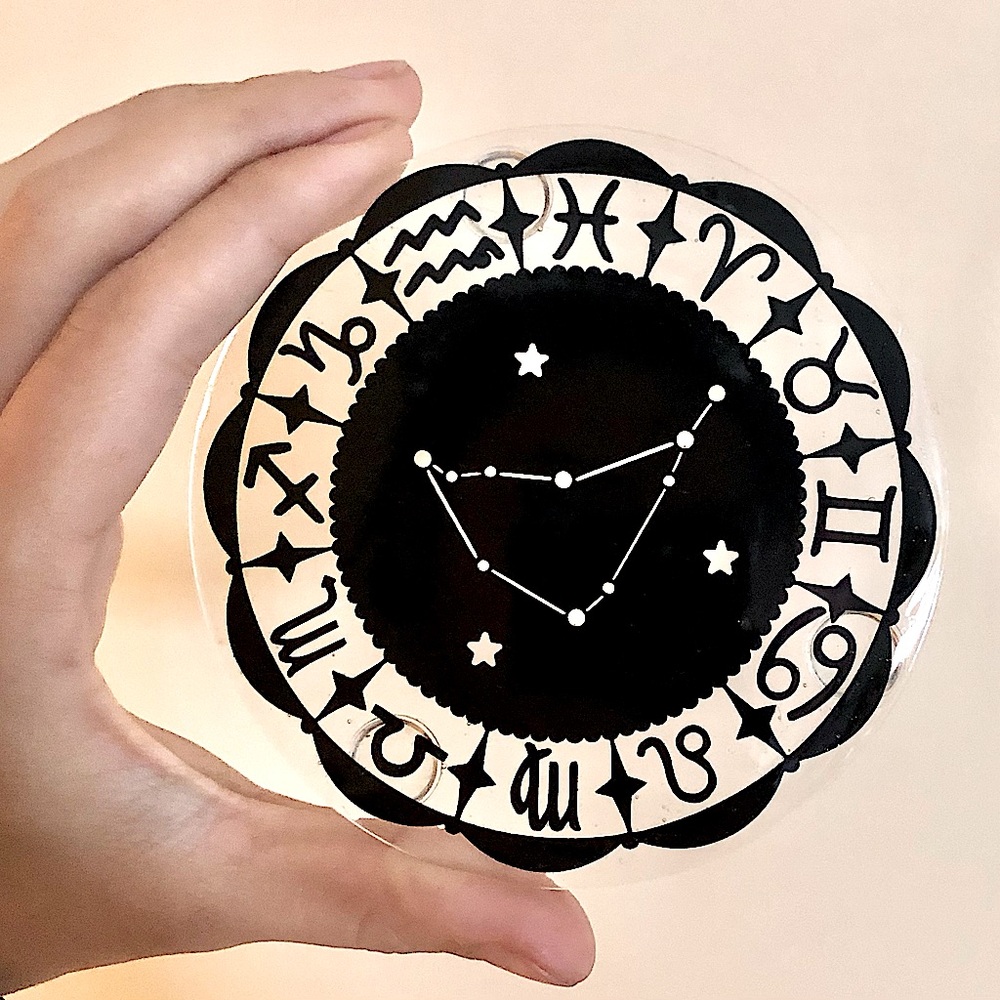 ✨Handmade✨ ♑️ Capricorn Zodiac Coasters Set of 4 - Picture 8 of 8
